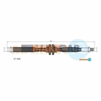 VOLVO Шланг торм. зад. S40,V50 для Mazda ADRIAUTO 57.1236 фото товару