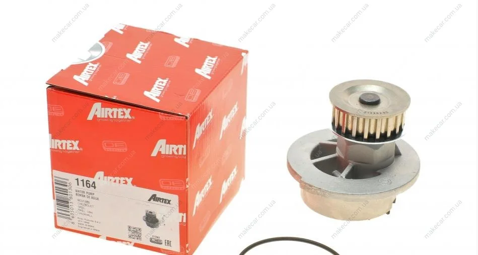 <strong>Водяний насос Combo/Astra F/G/Vectra A/B1.2/1.4/1.6 -05 AIRTEX 1164 (фото 1)</strong>