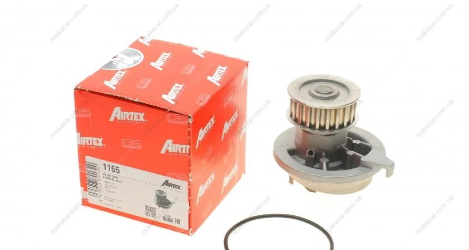 <strong>Водяний насос Opel Astra/KADETT/Omega 1.6-2.0i 87- AIRTEX 1165 (фото 1)</strong>