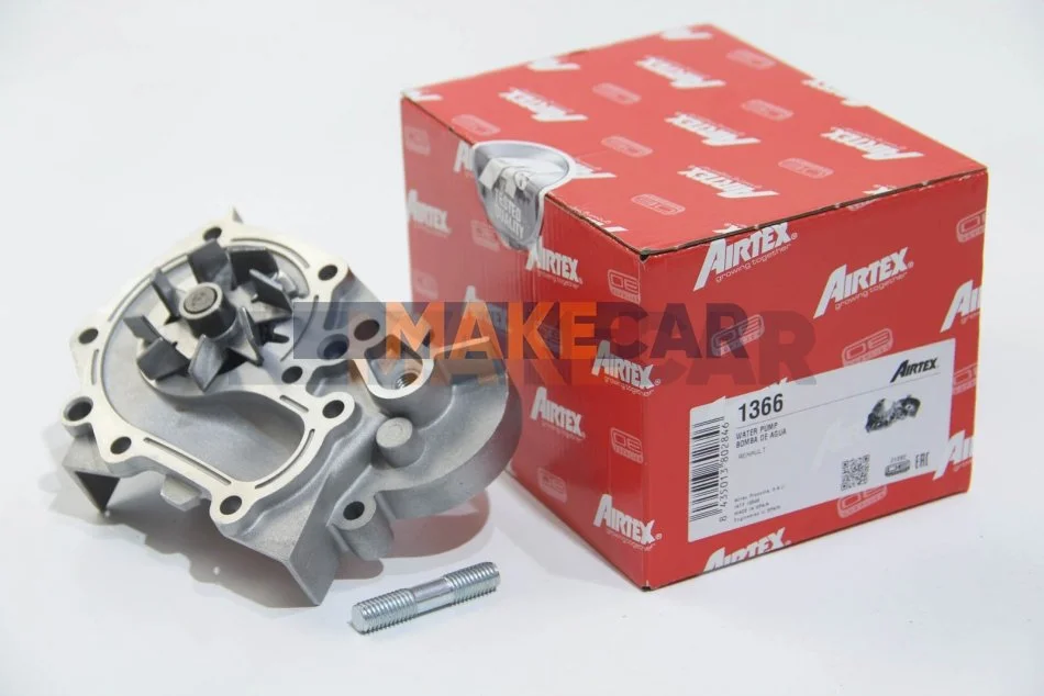 <strong>Водяной насос Renault 19 1.4 88-95/Clio 1.2/1.4 /Rapid 1.4 91-98 (20z) AIRTEX 1366 (фото 1)</strong>