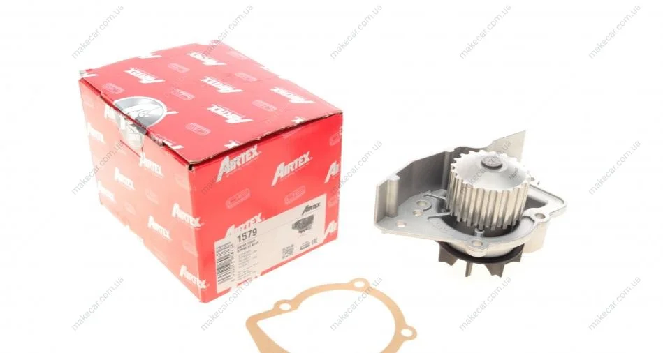 <strong>Водяний насос Berlingo/Partner/Jumpy/Expert 1.9D/TD (XUD) 96- (20z) AIRTEX 1579 (фото 1)</strong>
