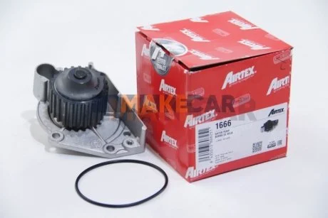 Водяний насос Land Rover Freelander 1.8 16V 98-06 для Rover, MG, Land Rover AIRTEX 1666 фото товару