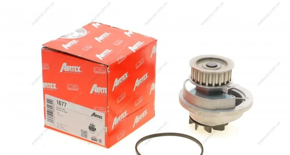 <strong>Водяний насос Astra G/Combo 1.6i 98- AIRTEX 1677 (фото 1)</strong>