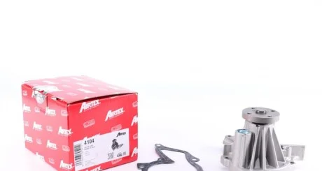 Водяний насос C-Max/Fiesta/Fusion/Focus 1.4/1.6i 95-12 для Ford, Volvo, Mazda AIRTEX 4104 фото товару