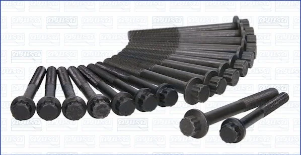 <strong>Комплект болтів з головкою системи TORX з чорного металу AJUSA 81021800 (фото 1)</strong>