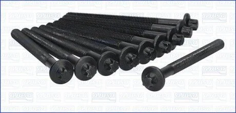 Компл. болтів ГБЦ RENAULT MEGANE I, II, III 1.4, 1.6i (10шт) Ajusa для AJUSA 81024900 фото товару