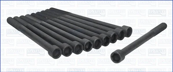 <strong>Комплект болтів двигуна з фігурною головкою AJUSA 81035800 (фото 1)</strong>