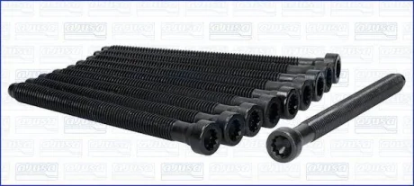 VW К-т болтів головки блоку AUDI, SKODA, 1,6-2,0TDI 03- для Audi, Skoda, Seat, Volkswagen AJUSA 81043900 фото товару