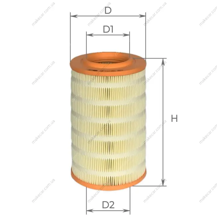 <strong>Фільтр повітряний Peugeot Boxer I 94-02, II 02-06 / Citroen Jumper I 94-02, Jumper II 02-06 / Fiat Ducato 2002 244 Альфа Alpha AF0126 (фото 1)</strong>