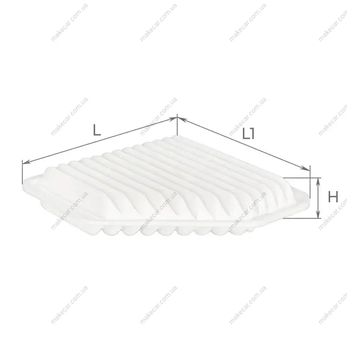 <strong>Фильтр воздушный Toyota Camry 2,4-2,5L 83-, rd 2,4L 08-, Venza 3,5L 08-, Rav 4 2,0-3,5L 05-, Corolla 1,8-2,4L 0 Альфа Alpha AF1003 (фото 1)</strong>