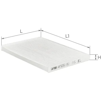 Фільтр салону для Alpha AF5051 фото товару