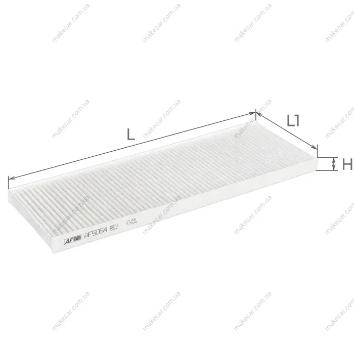 <strong>Фільтр салону Peugeot Boxer 1,9-2,8L/1,9-2,5D 94-06 / Citroen Jumper 1,9-2,8L/1,9-2,5D 94-06 / Fiat Ducato 2,0- 2,8L 94-06 Альфа Alpha AF5054 (фото 1)</strong>
