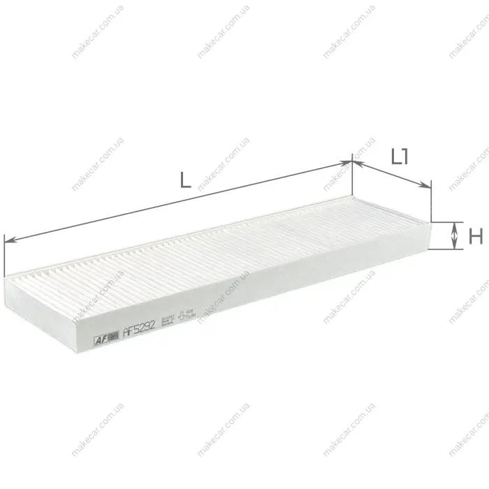 <strong>ALPHA BMW фільтр салону (к-кт 2шт) Mini Cooper,Clubman,Paceman 06-, Mini One II 07- Alpha AF5292 (фото 1)</strong>