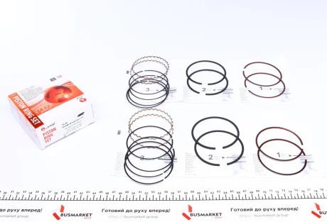 Поршневі кільця для AMP PR-DAE-49-3538-025-SET фото товару