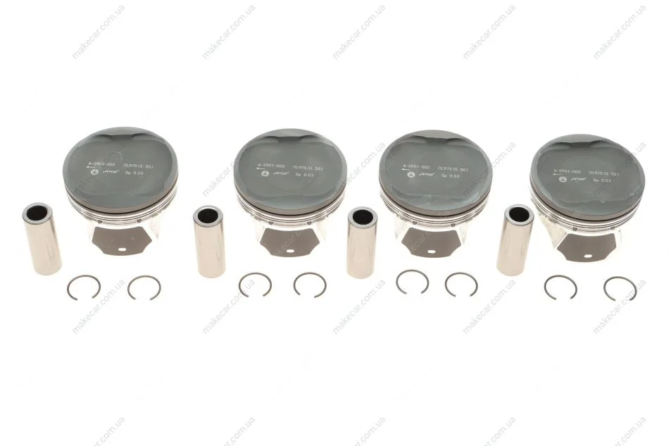 <strong>Комплект поршнів AMP PX-RAV-4A-5901-050 (фото 1)</strong>