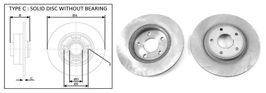<strong>Диск тормозной задний Dodge Journey (JC) (06/08-) APPLUS 61679AP (фото 1)</strong>