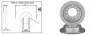 <strong>Диск тормозной задний (кратно 2) TOYOTA LAND CRUISER PRADO 2.8, 3.0 (-20) (61899 APPLUS 61899AP (фото 1)</strong>