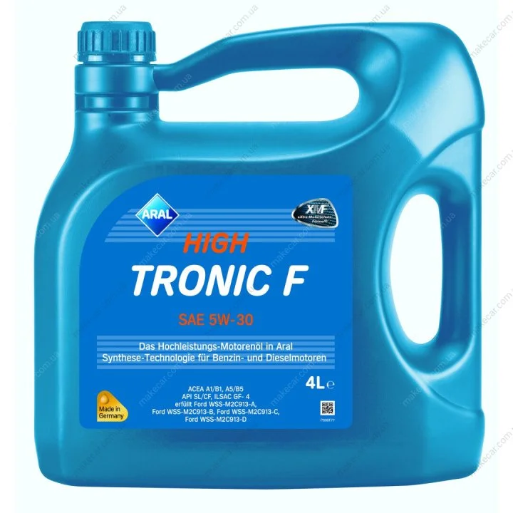 <strong>Олива моторна Aral High Tronic F 5W-30, 4л. ARAL 1552A2 (фото 1)</strong>
