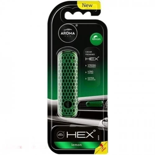 <strong>Ароматизатор на дефлектор Car HEX 10g - LEMON Aroma 83579 (фото 1)</strong>