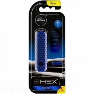 Ароматизатор на дефлектор Car HEX 10g - NEW CAR Aroma 83581 фото товару