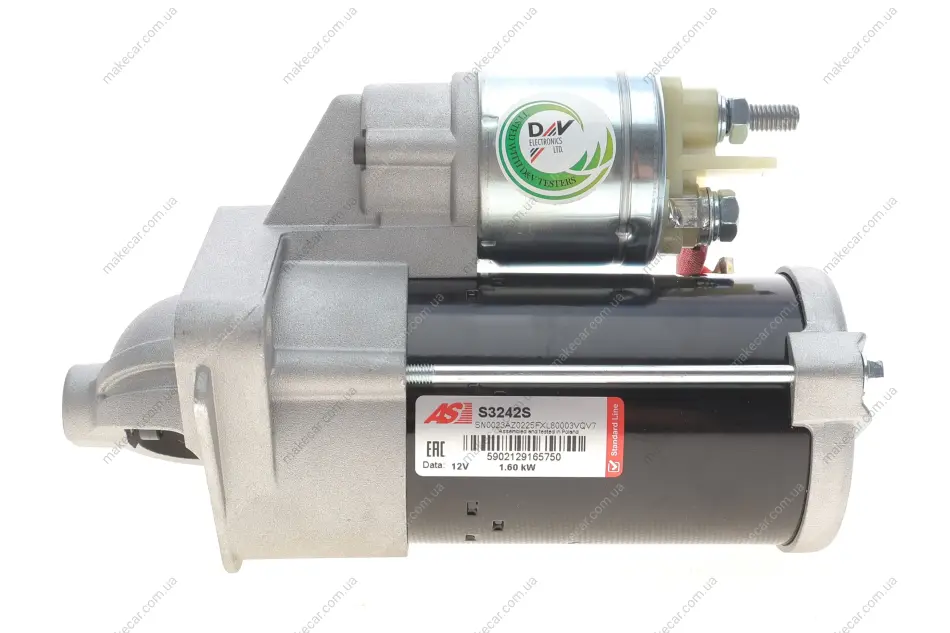 <strong>Стартер 12V 1.60kW AS S3242S (фото 1)</strong>