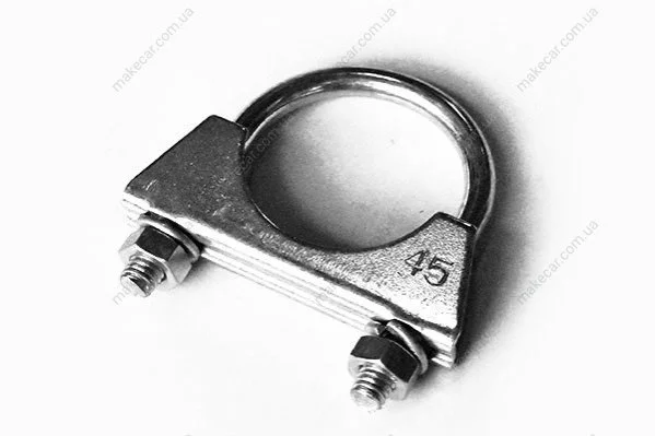 <strong>Хомут глушника метал. D 45,0 мм, M 8 (болт.) кругл. (10 шт) Asam ASAM 55315 (фото 1)</strong>