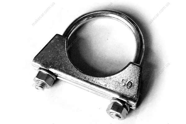 <strong>Хомут глушника драбинний M8 Ф50 мм (оцинк. сталь) (10шт)) Asam ASAM 55317 (фото 1)</strong>
