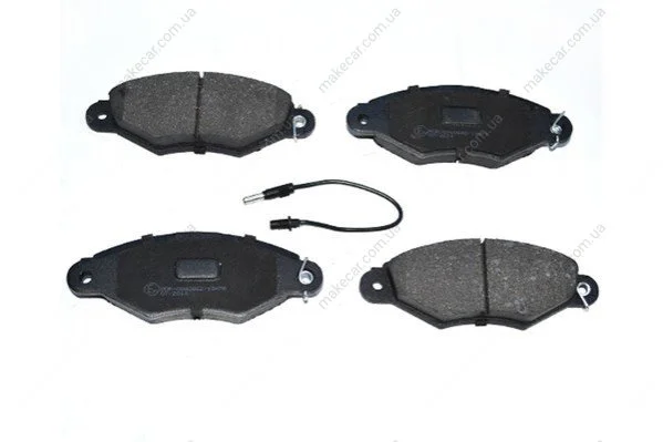 <strong>Тормозные колодки перед. Kangoo 97-08 (Bosch) (c датчиком) ASAM 71386 (фото 1)</strong>