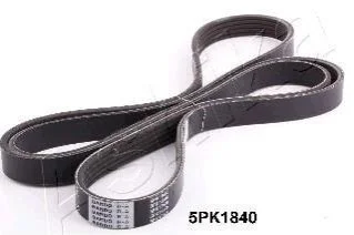 Ремінь поліклиновий для BMW, KIA, Hyundai ASHIKA 112-5PK1840 фото товару