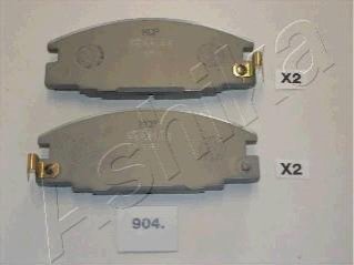Колодки гальмівні передні дискові ISUZU TROOPER (вир-во) ASHIKA 50-09-904