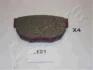 <strong>Колодки гальмівні дискові (комплект 4 шт) ASHIKA 51-01-121 (фото 1)</strong>