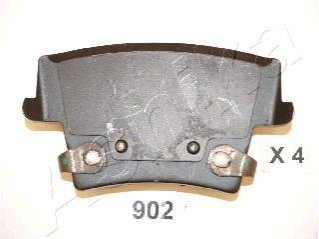Колодки гальмівні задні дискові CHRYSLER 300 (вир-во) ASHIKA 51-09-902 (фото 1)