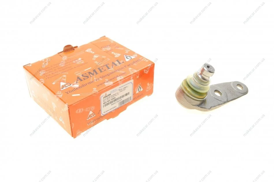 <strong>Опора кульова (передня/знизу) Audi 80/90 86-91 (-ГУ) Л. ASMETAL 10AU06 (фото 1)</strong>