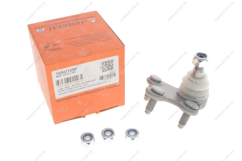<strong>Опора кульова Fabia 07-/Roomster/Polo 01-09 Л. ASMETAL 10AU1200 (фото 1)</strong>