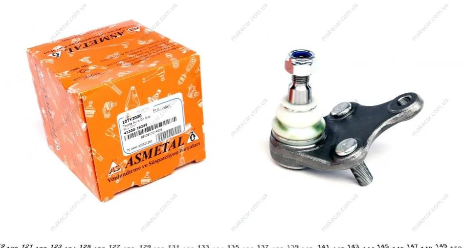 <strong>Опора кульова Toyota Corolla 06-/Auris 07-/Rav 4 06- ASMETAL 10TY2000 (фото 1)</strong>