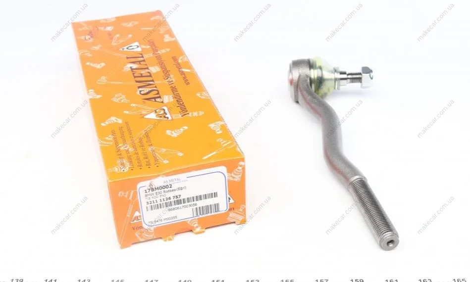 <strong>Наконечник рульової тяги BMW 3 (E30) 82-94 ASMETAL 17BM0002 (фото 1)</strong>