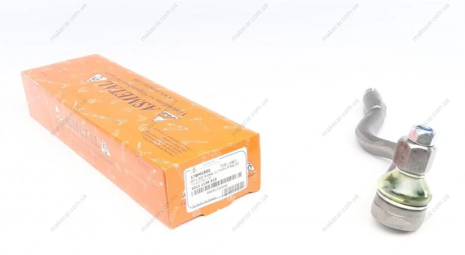 <strong>Наконечник рульової тяги BMW 3 E36 90-00 Л. ASMETAL 17BM1501 (фото 1)</strong>