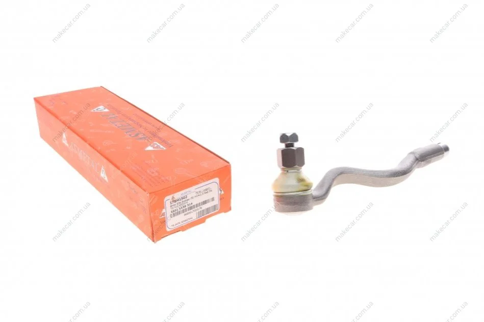 <strong>Наконечник рульової тяги BMW 3 E36 90-00 Пр. ASMETAL 17BM1502 (фото 1)</strong>