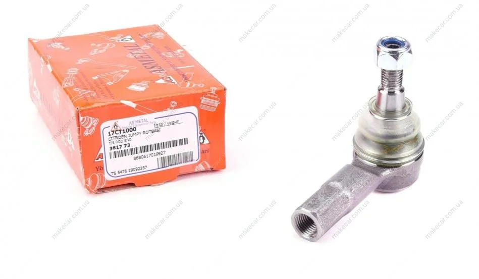 <strong>Наконечник рульової тяги Scudo/Jumpy/Expert 07- ASMETAL 17CT1000 (фото 1)</strong>