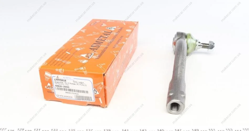 <strong>Наконечник рульової тяги Hyundai Accent III/Kia Rio II 05- Пр. ASMETAL 17HY0516 (фото 1)</strong>