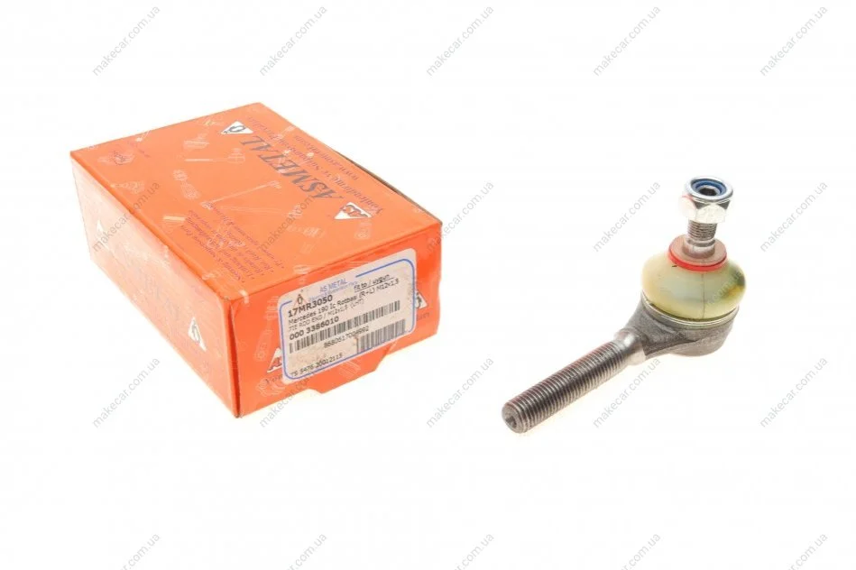 <strong>Наконечник рульової тяги W201 12x1.5 Л. ASMETAL 17MR3050 (фото 1)</strong>