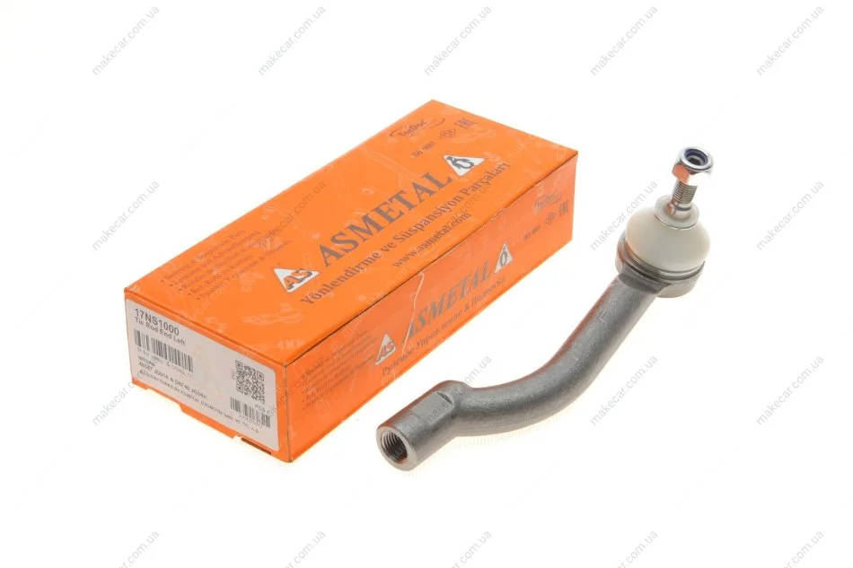 <strong>Наконечник рульової тяги Nissan Qashqai/X-Trail 07-18 Л. ASMETAL 17NS1000 (фото 1)</strong>