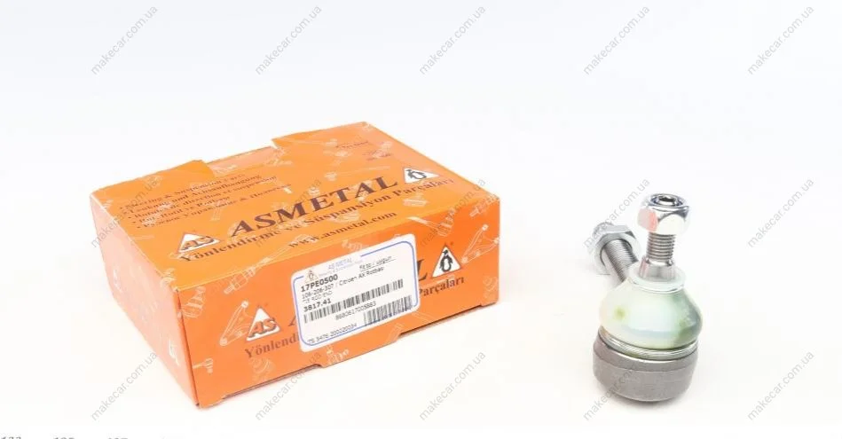 <strong>Наконечник рульової тяги Peugeot 206/307 00-/Citroen C4 05-11 Пр. ASMETAL 17PE0500 (фото 1)</strong>