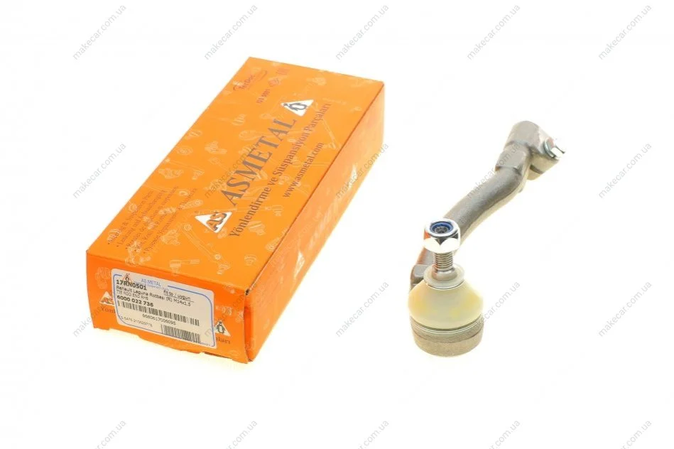 <strong>Наконечник рульової тяги Clio/Laguna 93-01 Пр. ASMETAL 17RN0501 (фото 1)</strong>