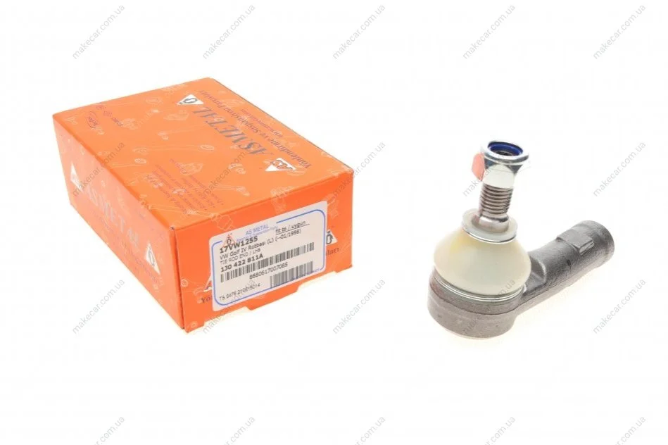 <strong>Наконечник рульової тяги Audi A3/Golf IV/Octavia 96-05 Л. ASMETAL 17VW1255 (фото 1)</strong>