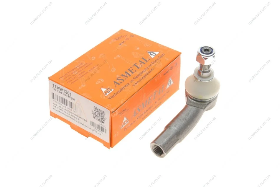 <strong>Наконечник рульової тяги Audi A3/Golf IV/Octavia/Bora 96-10 Пр. ASMETAL 17VW1261 (фото 1)</strong>