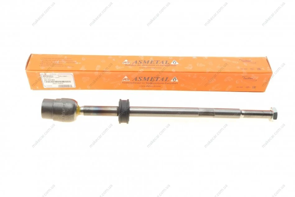 <strong>Тяга рульова Cordoba/Toledo/Golf II/Jetta II 84-99 (L=366mm) ASMETAL 20VW1011 (фото 1)</strong>