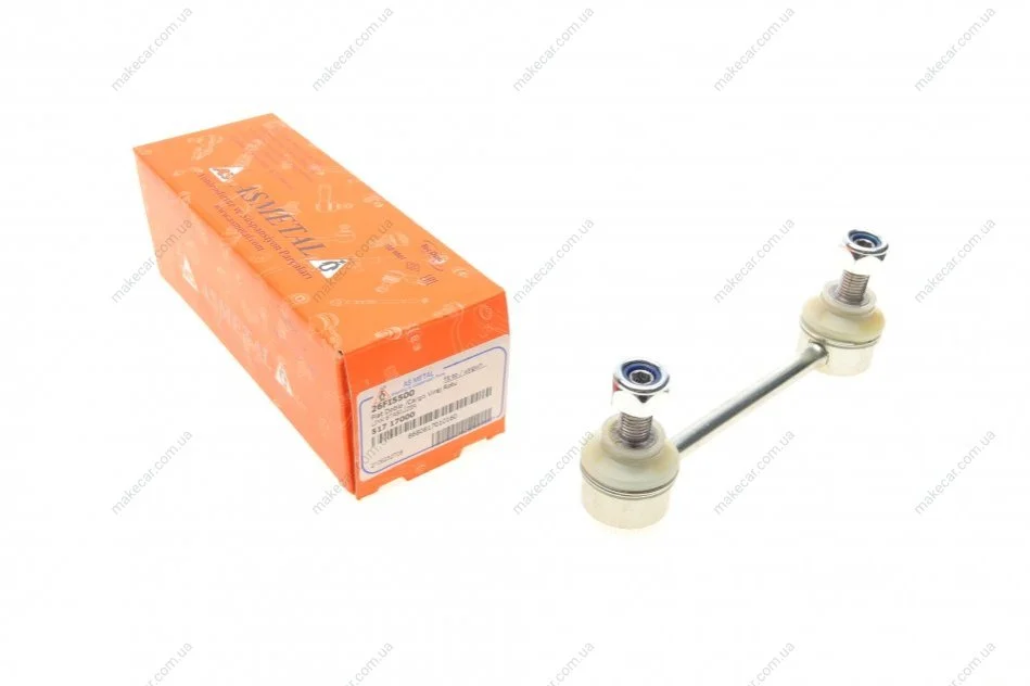 <strong>Тяга стабілізатора зад. Doblo 01- (118mm) ASMETAL 26FI5500 (фото 1)</strong>