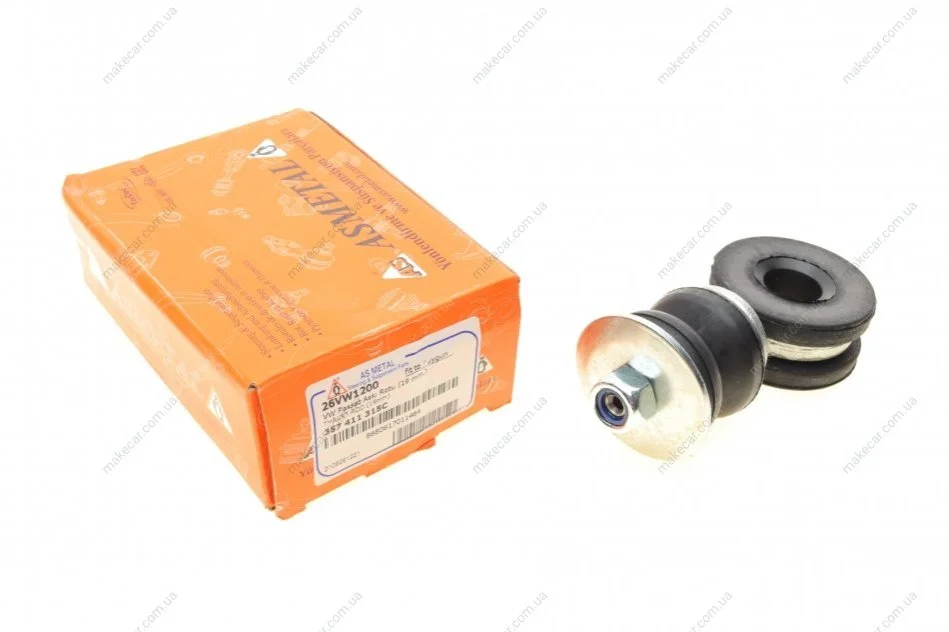 <strong>Тяга стабілізатора перед. Passat B3 (18.5mm)(стаб-22mm) ASMETAL 26VW1200 (фото 1)</strong>