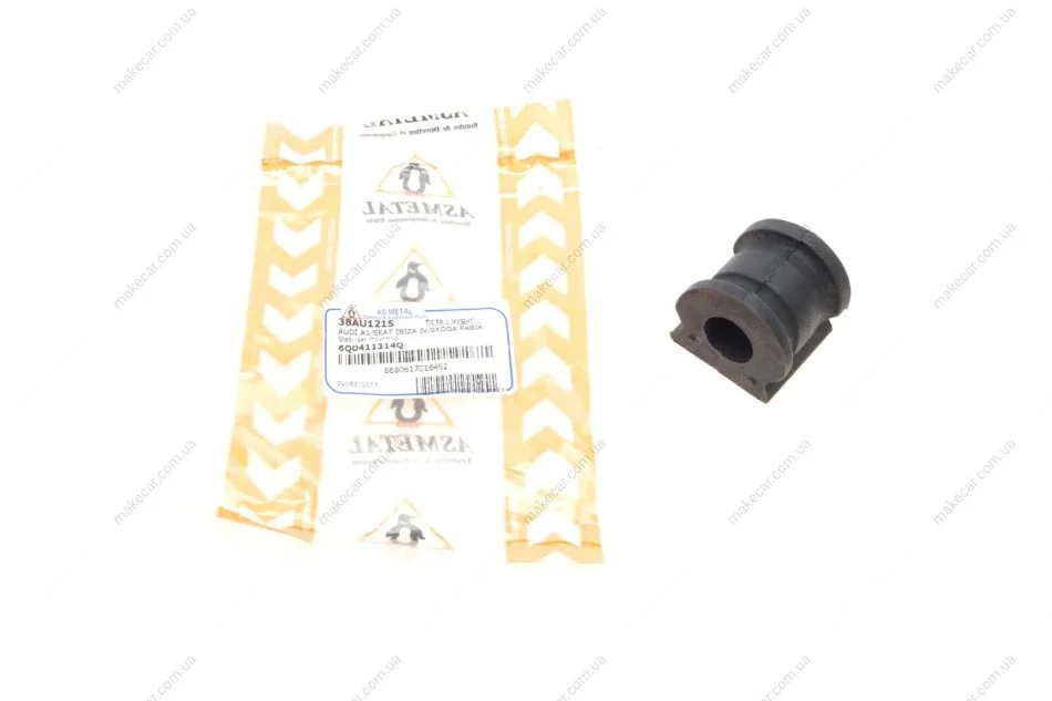 <strong>Подушка стабілізатора. перед Polo/Fabia (17mm) ASMETAL 38AU1215 (фото 1)</strong>